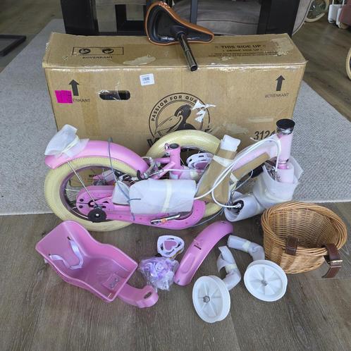 222025: Volare Blossom kinderfiets 12 inch Roze, Fietsen en Brommers, Fietsen | Kinderfietsjes, Nieuw, Minder dan 16 inch, Ophalen of Verzenden