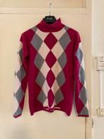 100% Cashmere kasjmier Argyle ruit Trui Maat 36 Superzacht!, Verzenden, Nieuw, Roze, The Mercer NY