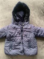 Donkerblauwe meisjeswinterjas Zara maat 80, Kinderen en Baby's, Babykleding | Maat 80, Gebruikt, Meisje, Ophalen of Verzenden