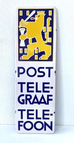 Post Telegraaf Telefoon | Emaille bord, Ophalen, Reclamebord, Gebruikt, .
