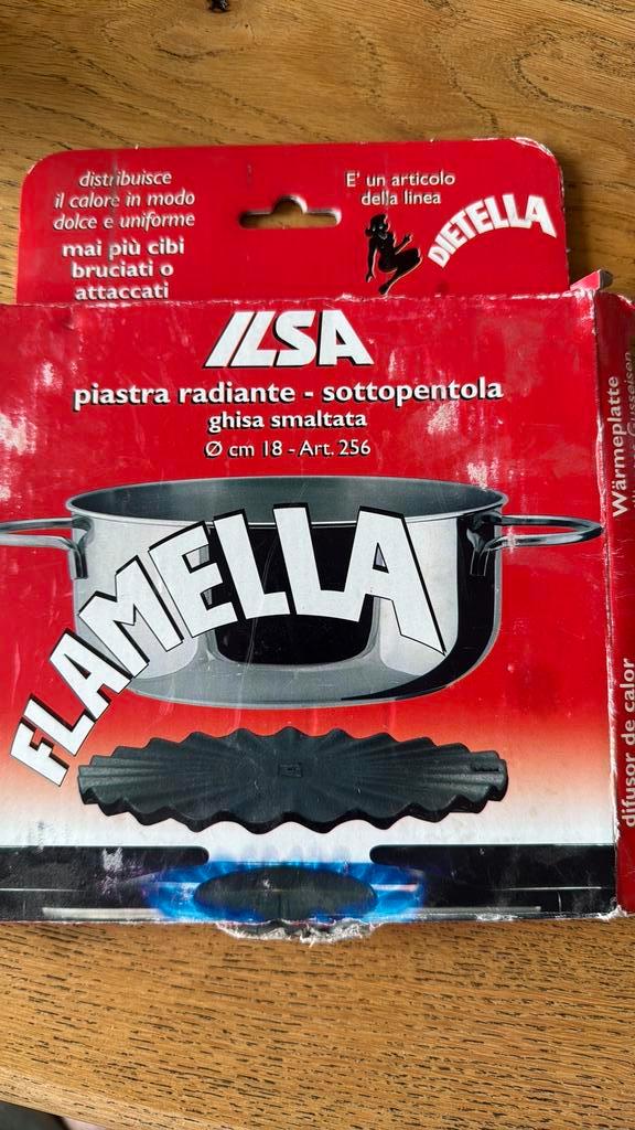 2x ILSA - pannen warmte verdeler 18cm, Huis en Inrichting, Keuken | Keukenbenodigdheden, Zo goed als nieuw, Ophalen of Verzenden