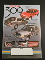 Brochure Peugeot Plus accessoires 205 en 309, Ophalen of Verzenden, Zo goed als nieuw, Peugeot