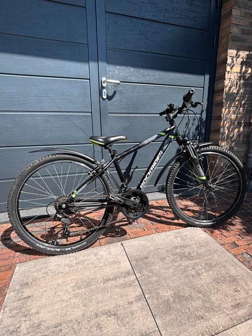 Mountainbike rockrider 24 inch zwart, Fietsen en Brommers, Fietsen | Crossfietsen en BMX, Zo goed als nieuw, 24 inch of meer, Aluminium