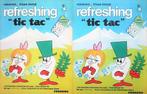 2 vintage advertenties reclames Ferrero Tic Tac snoep 1972, Gebruikt, Ophalen