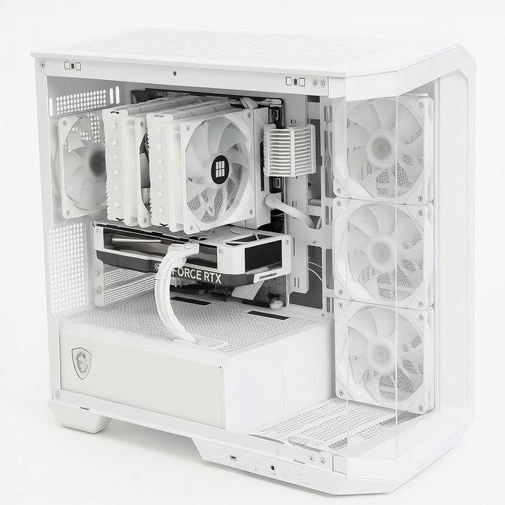 Witte Gaming PC | i5‑13600K / RTX 4060 / 32 GB DDR5, Computers en Software, Desktop Pc's, Gebruikt, 4 Ghz of meer, SSD, 32 GB