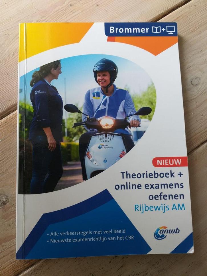 Brommer Theorieboek, Boeken, Auto's | Boeken, Zo goed als nieuw, Algemeen, Ophalen of Verzenden