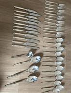 Verzilverd Christofle bestek 6 personen, Ophalen of Verzenden, Zo goed als nieuw, Vaatwasserbestendig, Zilver