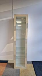 Vitrinekast hangend, Ophalen, Minder dan 50 cm, Met deur(en), Glas