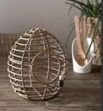 Riviera Maison Rattan Eierhouder Eieren Mand ZGAN, Mand, Verzenden, Rond, Zo goed als nieuw
