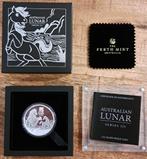 Lunar horse 1 oz zilver proof, Verzenden, Losse munt, Zilver