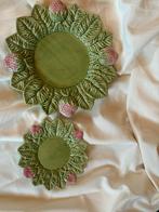 Bordallo Pinheiro Aardbeien Borden Set, Schaal, Rond, Nieuw, Ophalen of Verzenden