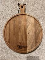 Houten Serveerplank / Pizzaplank. Diameter 30 cm, Huis en Inrichting, Ophalen of Verzenden, Zo goed als nieuw