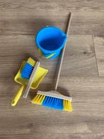 Speelgoed schoonmaakset - blauw/geel, Kinderen en Baby's, Ophalen of Verzenden, Zo goed als nieuw, Jongen of Meisje