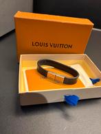 LV Louis Vuitton armband zwart orgineel box doos, Sieraden, Tassen en Uiterlijk, Armbanden, Verzenden, Zwart, Leer, Zo goed als nieuw