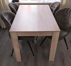 Compleet eetkamer tafel met stoelen, Huis en Inrichting, Ophalen of Verzenden, 4 tot 6 stoelen