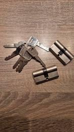 Nemef NF3+ SKG 3-sterren cilinderslot set, Ophalen of Verzenden, Rvs, Slot