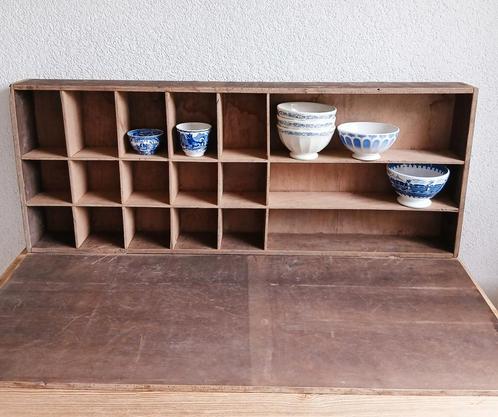 oude vakkenbak met klep, Antiek en Kunst, Curiosa en Brocante, Ophalen