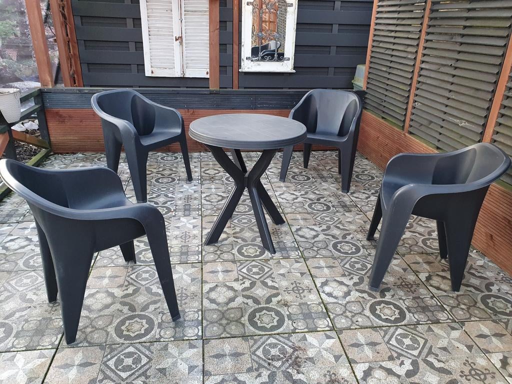 Complete tuinset antraciet, Ophalen of Verzenden