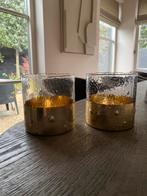 Glazen kaarshouder, Huis en Inrichting, Overige materialen, Overige kleuren, Nieuw, Ophalen of Verzenden