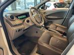 Renault ZOE R90 Intens 41 kWh, HUUR ACCU ! Leer, stoel verwa, Auto's, Lichtsensor, Gebruikt, 250 km, Wit