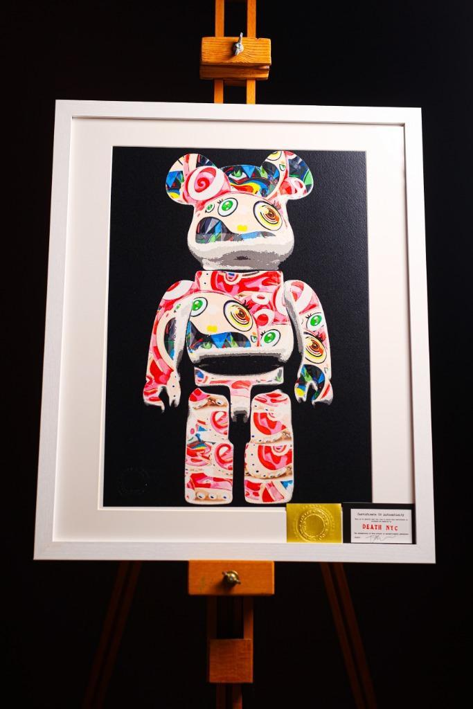 exclusief kunstwerk van Death NYC (Murakami Brickbear), Antiek en Kunst, Kunst | Litho's en Zeefdrukken, Ophalen of Verzenden