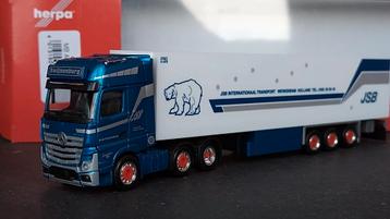 Mercedes Benz Actros JSB Werkendam Koel 1:87 Herpa Pol  beschikbaar voor biedingen