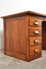 Art deco eiken bureau jaren 30 KARAKTERVOL, Huis en Inrichting, Bureaus, Ophalen of Verzenden, Gebruikt