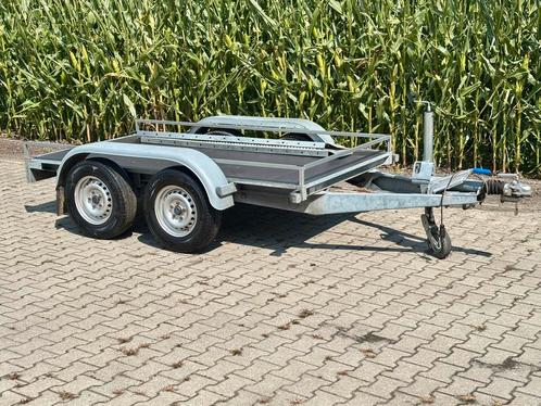 Tandemasser aanhanger oprijwagen auto ambulance aanhangwagen, Auto diversen, Aanhangers en Bagagewagens, Ophalen