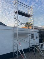 SMALLE aluminium rolsteiger wh ruim 6,5 mtr in topstaat, Doe-het-zelf en Verbouw, Steigers, Ophalen, Zo goed als nieuw, Rolsteiger of Kamersteiger