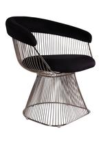 OHNO Wire Chair Armleunstoel Small - Zwart, Huis en Inrichting, Overige materialen, Zwart, Nieuw, Ophalen of Verzenden
