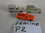 HO: set P2 : PRALINE: 3 x Pick-up., Overige merken, Gelijkstroom of Wisselstroom, Brug, Tunnel of Gebouw, Ophalen of Verzenden
