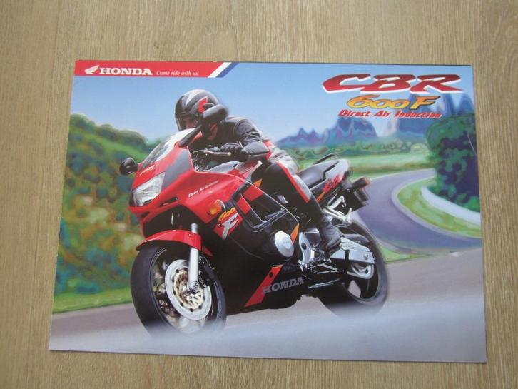 Honda CBR 600 F brochure folder 1994 1995, Motoren, Handleidingen en Instructieboekjes, Honda, Ophalen of Verzenden