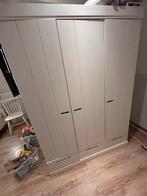 Woood connect 3-deurs kledingkast met lade wit (per stuk), Huis en Inrichting, Kasten | Kledingkasten, Ophalen, 50 tot 100 cm