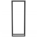NIEUW Haardhoutrek 50x20x150 cm staal zwart Op=Op!, Minder dan 3 m³, Ophalen of Verzenden