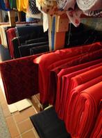 NIEUW ROOD degelijke kwaliteit stoffen in 45% wol/55% pol., Overige materialen, 120 cm of meer, Ophalen of Verzenden, Rood