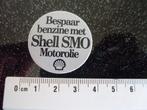 sticker bespaar benzine met shell smo motorolie olie oil, Verzenden, Zo goed als nieuw, Merk
