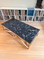 2x unieke tafels!! Zwart marmer met dosielen groot en zwaar, Ophalen, 50 tot 100 cm, Rond, Zo goed als nieuw