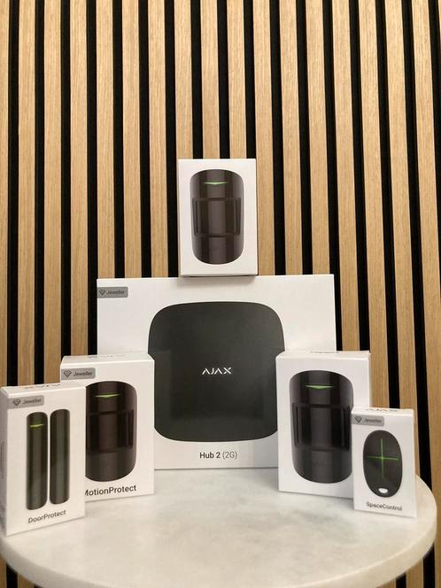 AJAX Hub 2 Kit 3x MotionProtect alarmsysteem alarm, Doe-het-zelf en Verbouw, Alarmsystemen, Nieuw, Compleet systeem, Beweging
