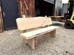 Massieve & robuuste Boomstambank, Ophalen, Nieuw, Hout
