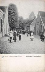 AZ062 Hellendoorn Dorpstraat veel volk ca.1910, Verzenden, Voor 1920, Ongelopen, Overijssel