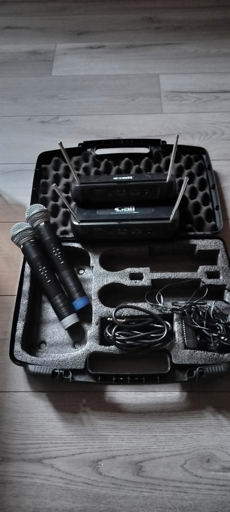 2 Gatt audio draadloze microfoons, Muziek en Instrumenten, Microfoons, Zangmicrofoon, Ophalen of Verzenden