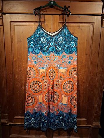 mooie jumpsuit blauw oranje One Size beschikbaar voor biedingen