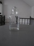 Grote glazen stopfles/ apothekers pot. 40 cm. hoog., Ophalen of Verzenden