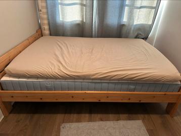 Bed 140x200 incusief matras en topper!