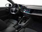 Audi A3 Sportback 45 TFSIe S edition Competition | Leder | Z, Auto's, Audi, 12 maanden, Gebruikt, 4 cilinders, Zwart