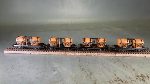 4 stuks marklin ho Wijnwagens Bordeaux 4510 (308 ), Hobby en Vrije tijd, Modeltreinen | H0, Zo goed als nieuw, Wagon, Wisselstroom