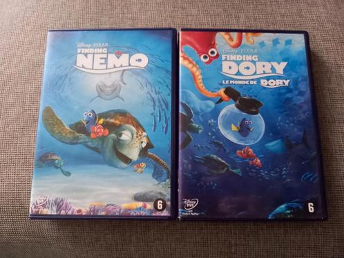 Finding Nemo en Finding Dory, disney pixar, Cd's en Dvd's, Dvd's | Tekenfilms en Animatie, Zo goed als nieuw, Europees, Tekenfilm