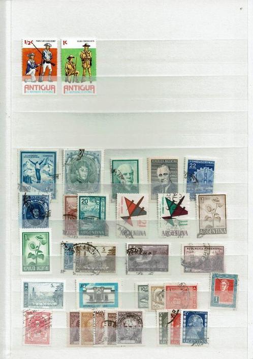 Collectie Zuid Amerika in insteekalbum, Postzegels en Munten, Postzegels | Amerika, Gestempeld, Zuid-Amerika, Verzenden