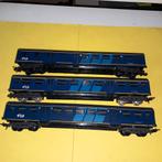 Blauwe NS-rijtuigen Lima, Hobby en Vrije tijd, Gebruikt, Gelijkstroom, Wagon, Ophalen of Verzenden