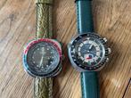 Sicura Globetrotter GMT & Sicura Breitling Chronograph  – Vi, Sieraden, Tassen en Uiterlijk, Horloges | Antiek, Staal, Met bandje